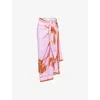 Seafolly Womens Blossom Rococo Printed Cotton Sarong