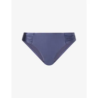 Seafolly Womens Blue Indigo Belle Hipster Bikini Bottoms