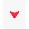 Seafolly Womens Chilli Red Sea Dive Mid-rise Bikini Bottoms In Chilli Red