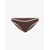 Seafolly Womens  Hipster Textured Bikini Bottoms In Brown