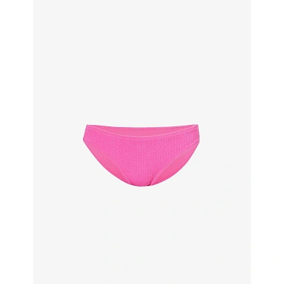 Seafolly Womens Fuchsia Rose Sea Dive Bikini Bottoms