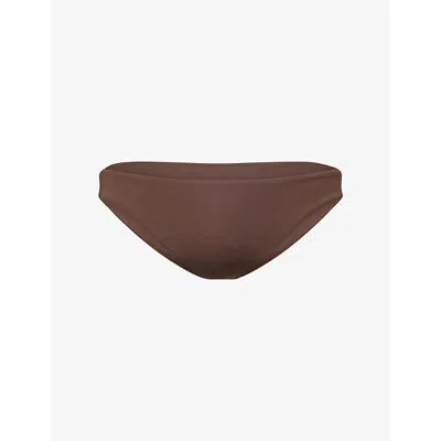Seafolly Womens Dark Chocolate Collective Hipster Bikini Bottoms In Brown
