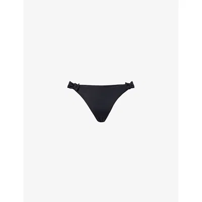 Seafolly Womens Black Rio High-rise Bikini Bottoms