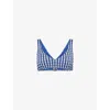 Seafolly Womens  Bella Sweetheart Tank Bikini Top In Ultramarine