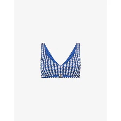 Seafolly Womens  Bella Sweetheart Tank Bikini Top In Ultramarine