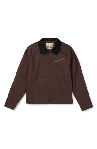 Seager Co. Seager Co Cotton Canvas Ranch Jacket In Brown