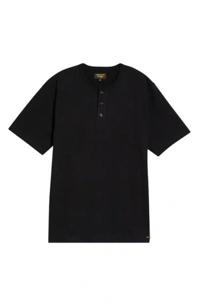 Seager Co. Seager Co Cotton Henley In Black