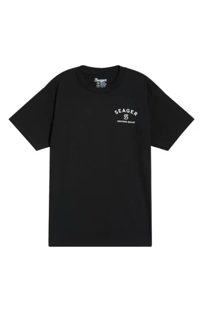 Seager Co. Seager Co Logo Graphic T-shirt In Black