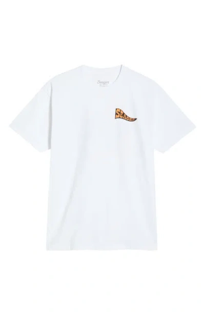 Seager Co. Seager Co Long Ride Cotton Graphic T-shirt In White