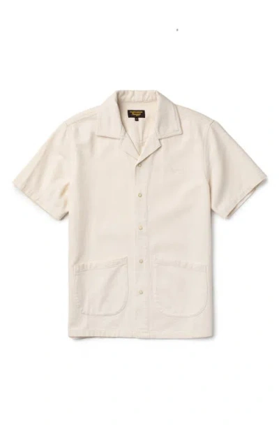 Seager Co. Seager Co Southpaw Whippersnapper Cotton Twill Snap-up Shirt In Pink
