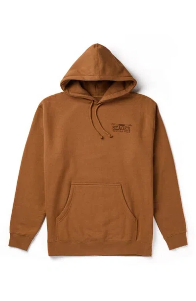 Seager Co. Seager Co The Herd Fleece Hoodie In Brown