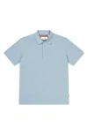 Sealskinz Barmer Textured Organic Cotton Polo In Blue