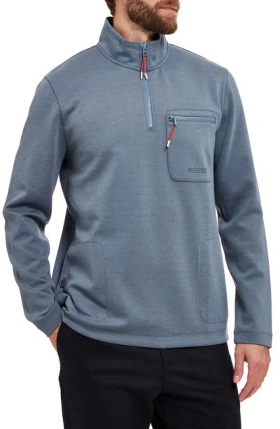 Sealskinz Bunwell Quarter Zip Pullover In Blue