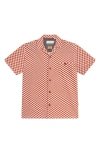 Sealskinz Circle Print Camp Shirt In Orange