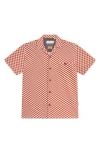 Sealskinz Circle Print Camp Shirt In Orange