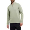 Sealskinz Forncet Quarter Zip Organic Cotton Pullover In Green