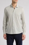 Sealskinz Fritton Stretch Cotton Button-up Shirt In Cream