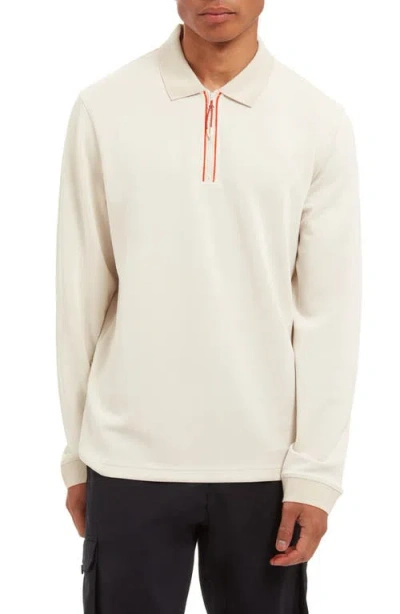 Sealskinz Heywood Quarter Zip Top In Cream