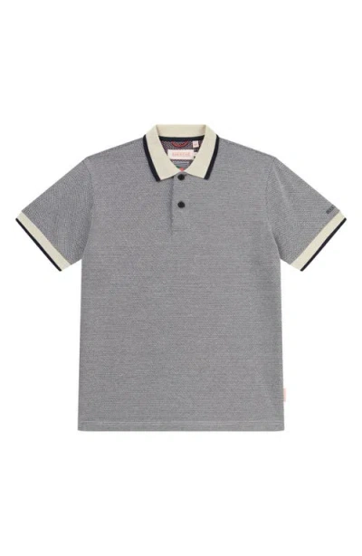 Sealskinz Micro Jacquard Polo In Gray