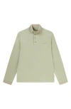 Sealskinz Saxthorpe Quarter Button Top In Green