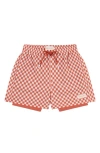 Sealskinz Southwood Circle Print Swim Trunks In Orange