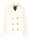 Sealup Aglaia Short Peacoat In White