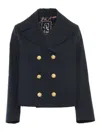 Sealup Aglaia Short Peacoat In Blue