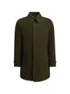 Sealup Button-up Single-breasted Coat In Green