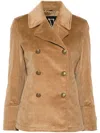 Sealup Woman Blazer Camel Size 10 Cotton In Brown