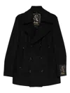 Sealup Double-breasted Coat In Multi