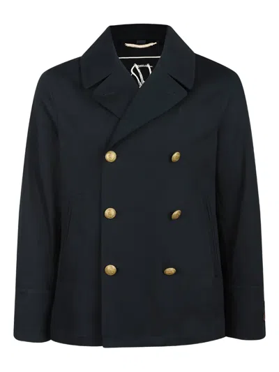 Sealup Double-breasted Jacket In ブルー