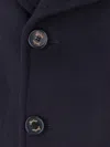 Sealup Double-breasted Short Coat In Black