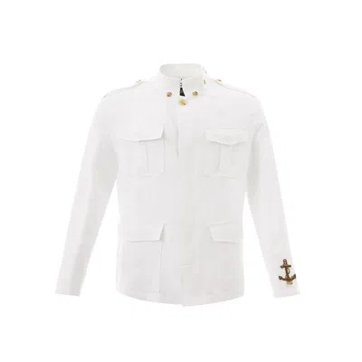 Sealup Elegant Linen Men's Jacket In White