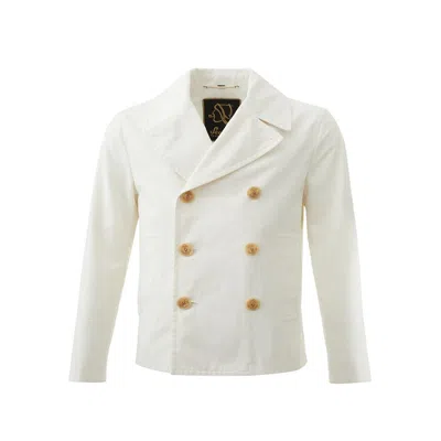 Sealup Elegant White Polyamide Jacket For Men