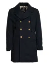 Sealup Genova Graphene Hooded Peacoat In Blue