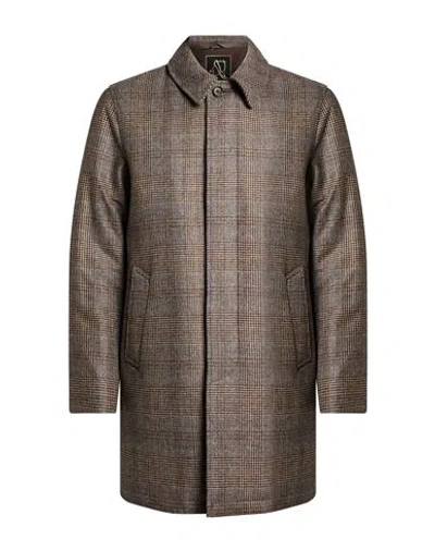 Sealup Man Coat Brown Size 40 Virgin Wool