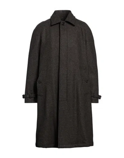 Sealup Man Coat Dark Brown Size 40 Wool