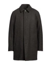 Sealup Man Coat Dark Brown Size 44 Wool In Brown