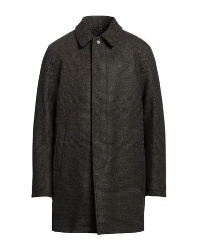 Sealup Man Coat Dark Brown Size 44 Wool