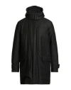 Sealup Man Coat Dark Green Size 44 Virgin Wool In Black