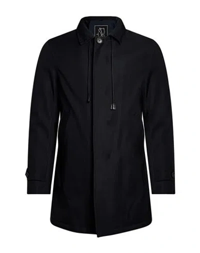 Sealup Man Coat Midnight Blue Size 36 Polyamide, Polyurethane