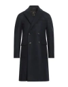 Sealup Man Coat Midnight Blue Size 38 Wool, Polyester In Blue