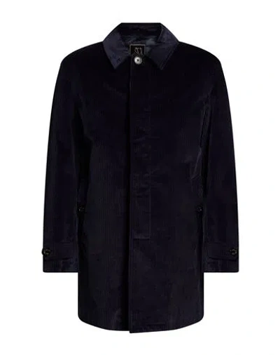 Sealup Man Coat Midnight Blue Size 40 Polyamide