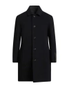 Sealup Man Coat Midnight Blue Size 44 Wool, Cashmere In Brown