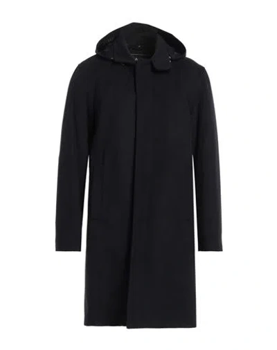 Sealup Man Coat Midnight Blue Size 44 Wool, Cashmere