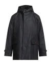 Sealup Man Coat Midnight Blue Size 46 Cotton, Polyurethane In Blue