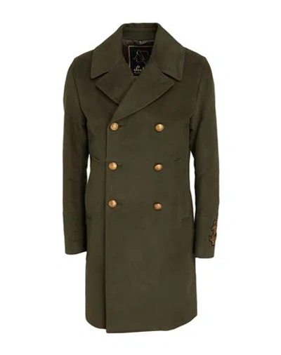 Sealup Man Coat Military Green Size 42 Cotton