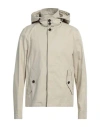 Sealup Man Jacket Beige Size 38 Polyester In Beige
