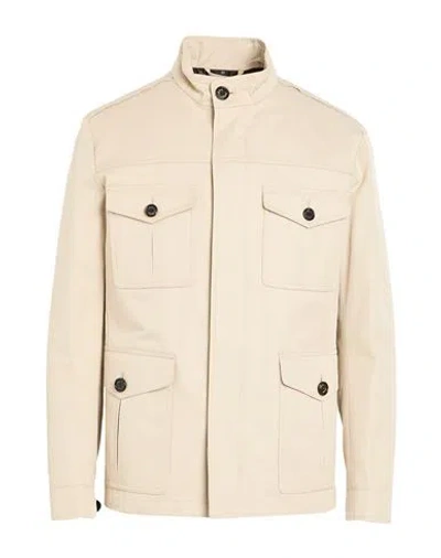 Sealup Man Jacket Beige Size 42 Cotton In Neutral
