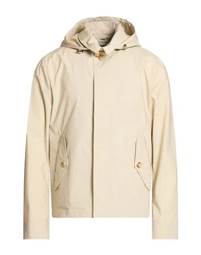 Sealup Man Jacket Beige Size 46 Cotton In Black
